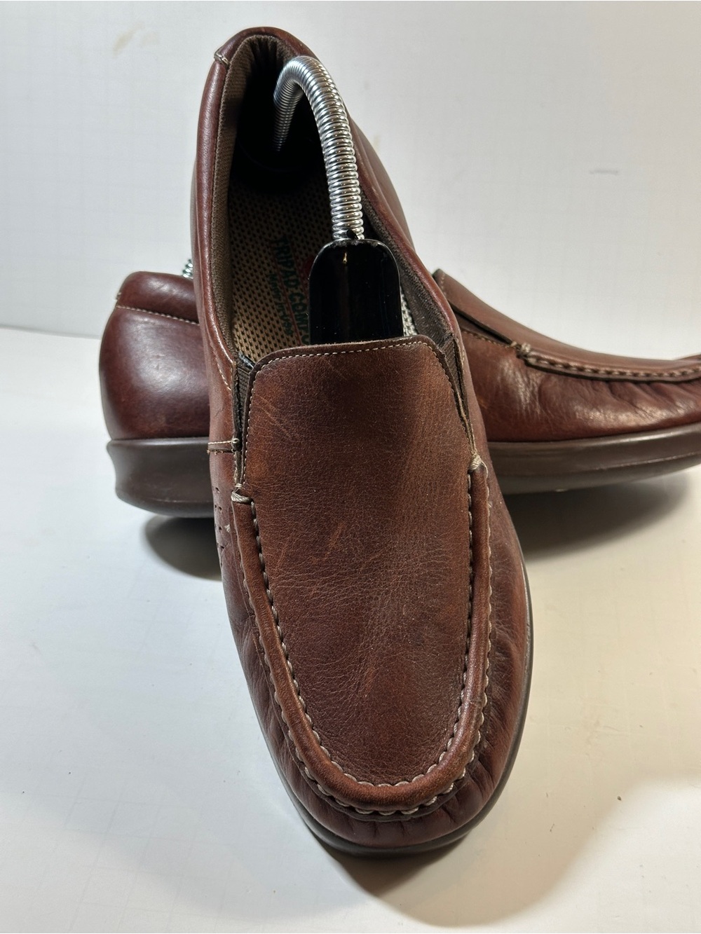 SAS Tripad Comfort Brown Leather Slip-On Loafers Women’s 8M USA